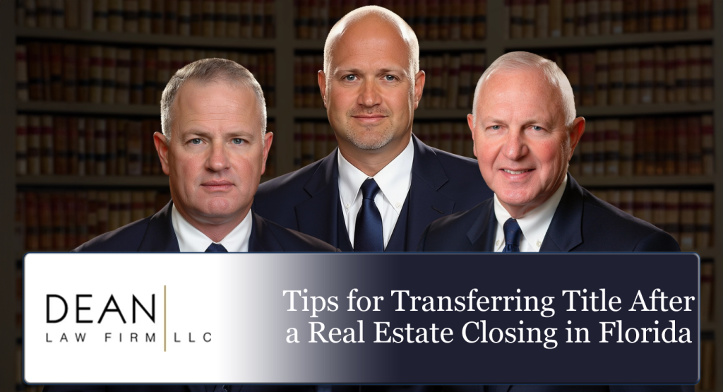 Tips for Transferring Title After a Real Estate Closing in Florida