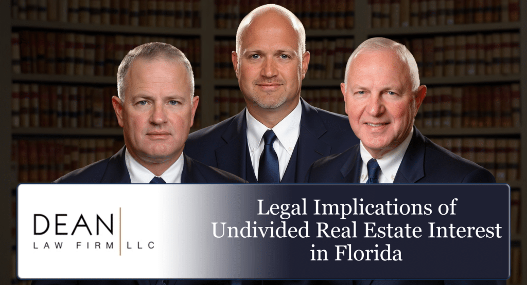 Legal Implications of Undivided Real Estate Interest in Florida